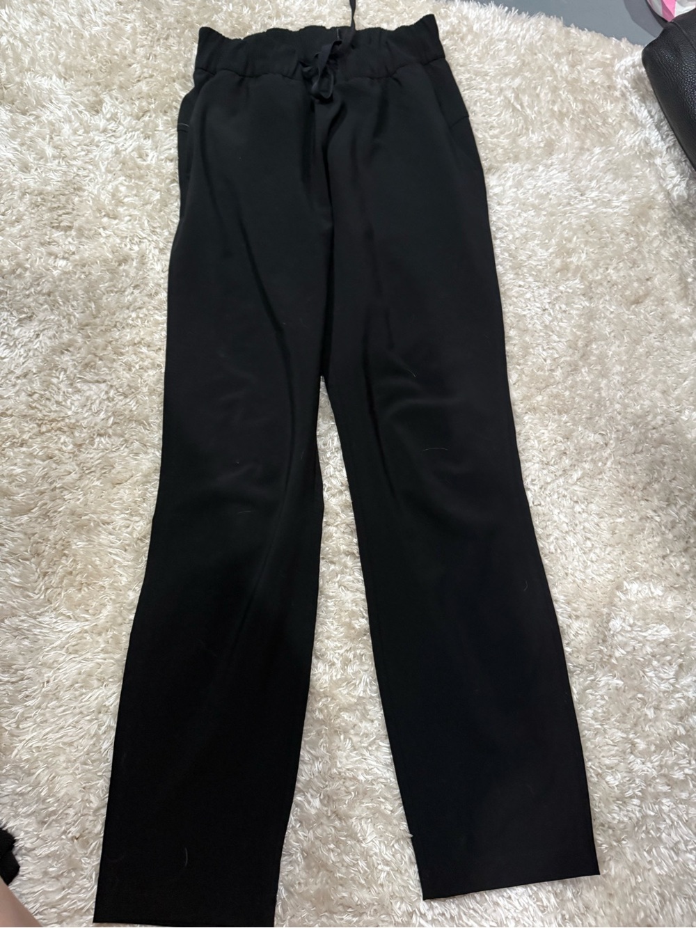 lululemon athletica Black Active Leggings with Size Button